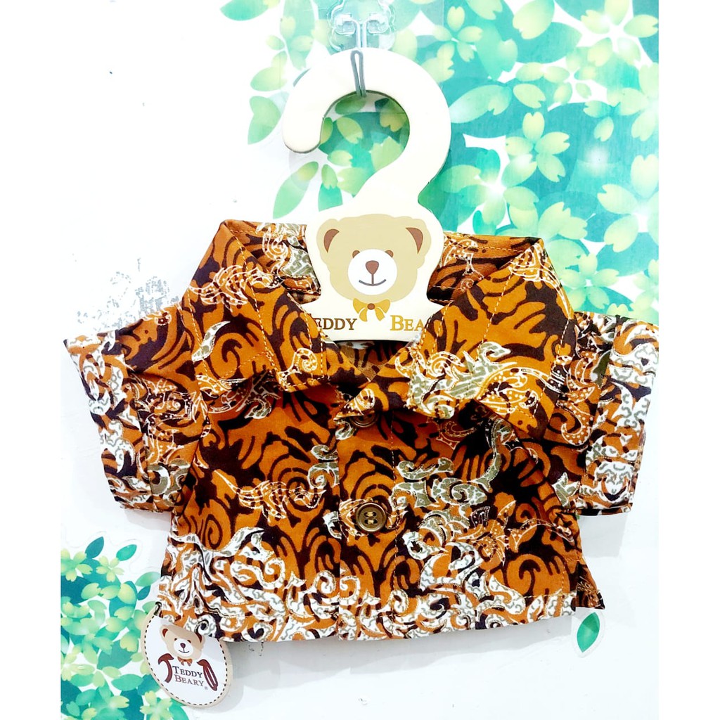 SHIRT KEMEJA PAKAIAN TEDDY HOUSE TEDDY BEAR ORI IMPORT SIZE 12 INCH