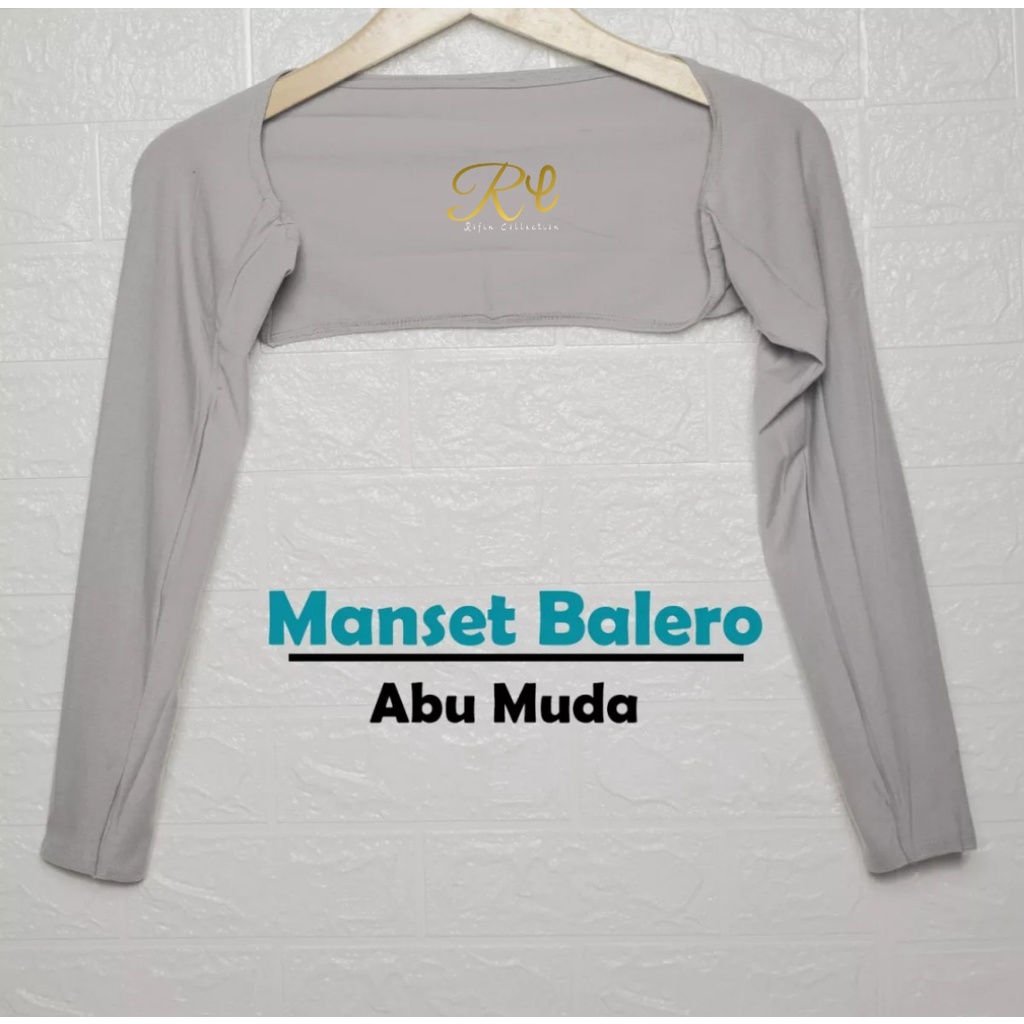 MANSET TANGAN COTRAY/MANSET SAMBUNG BOLERO-Abu Muda