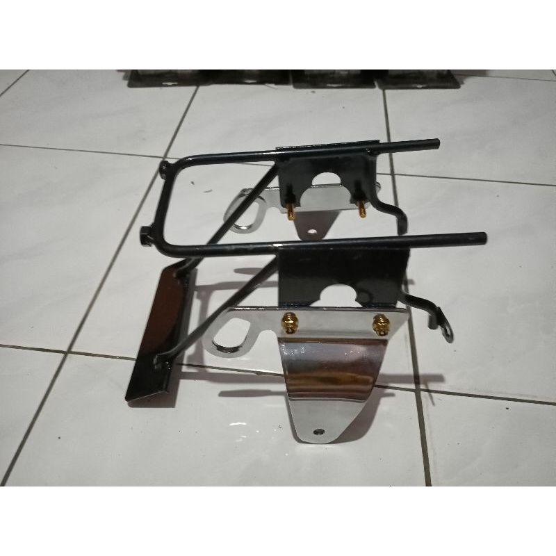 DUDUKAN Bracket LAMPU NINJA PNP HONDA TIGER MEGAPRO MP Bracket TRALIS LAMPU NINJA POWDER COATING HIT