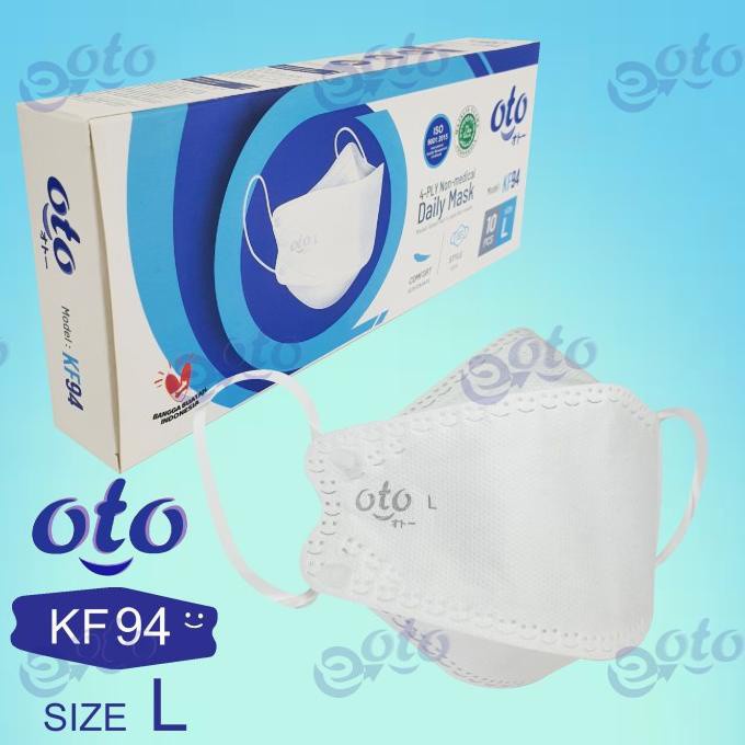 Oto Daily Mask KF94 4-Ply 10's Earloop