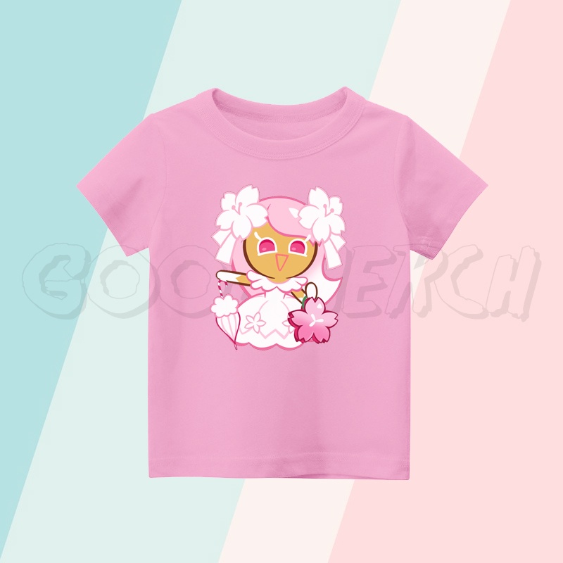 KAOS ANAK CHERRY BLOSSOM COOKIE COOKIE RUN KINGDOM