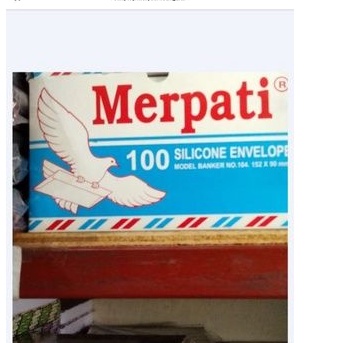

Amplop merpati kecil garis