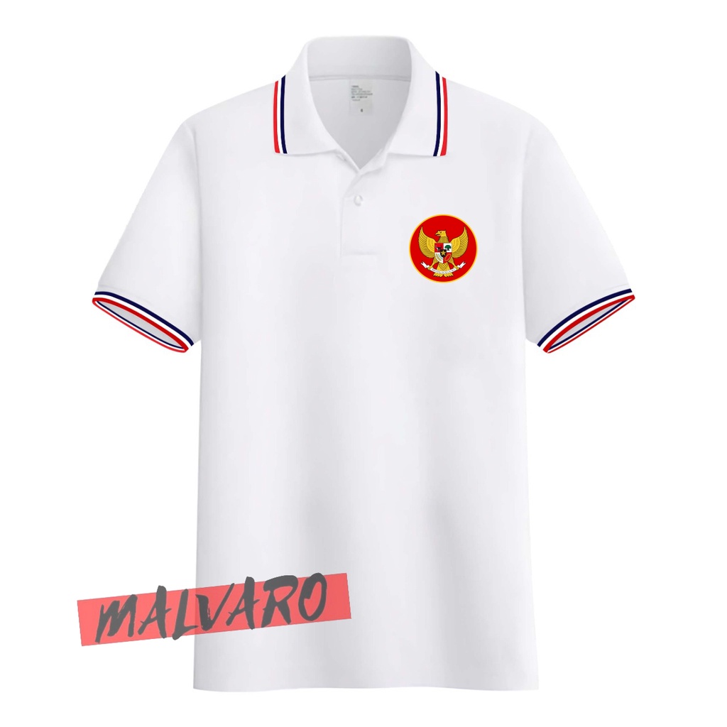 Kaos Polo List HUT RI 77 2022 / Baju 17 Agustus 1945 2022 / Kaos 17 Agustusan-2