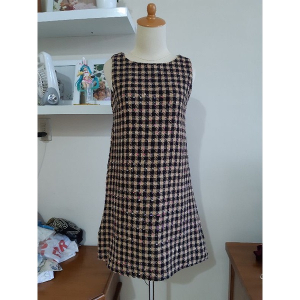 dress tweed look like zara