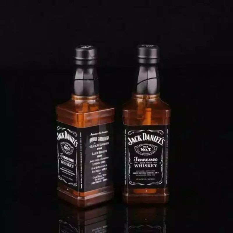 Korek Api Gas Model Botol JackDaniels Korek Unik