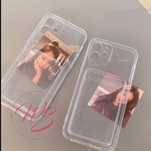 Case Casing Softcase Clear Airbag Bening Slot Kartu Photo Card Oppo Reno 4 5F 6 4G 5G WS639