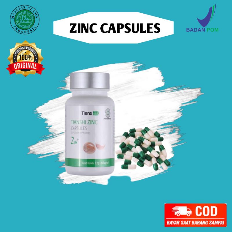 TIANSHI ZINC CAPSULE ( Penumbuh Rambut, Jenggot, dan Brewok )Herbal Alami 100% Original