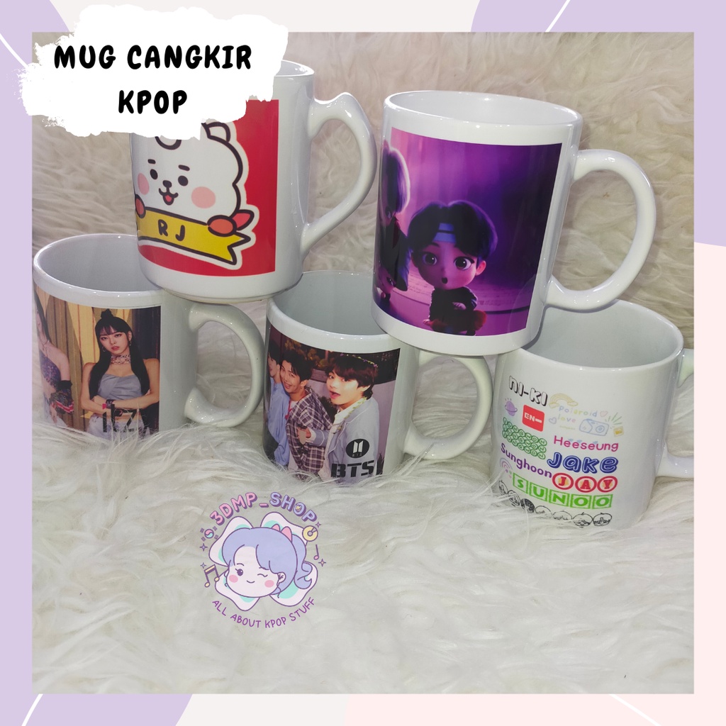 [TAMBAHKAN BUBLE WRAP] Mug cangkir KPOP