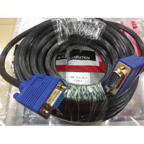 Netline Kabel VGA 10Meter Gold Plated