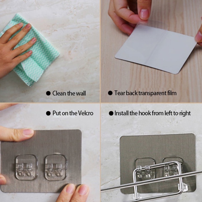 Roll Holder Tisu Gulung, Cantelan Serbet Plastik Warp Roll Gantungan Tempat Tisu Towel lap Rack Stainless Steel kamar mandi dan dapur Kitchen Toilet Paper Holder Tissue Holder Hanging Bathroom Toilet Paper Holder Roll Paper Holder Towel Rack Stand Storage