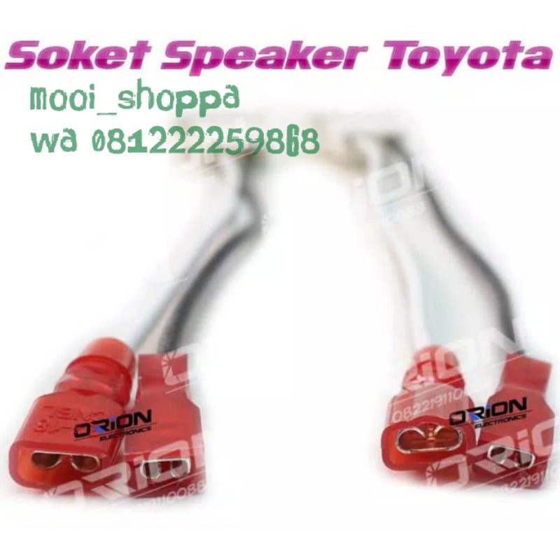 soket speaker toyota