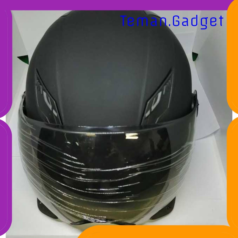 TG-IB758 TAFFSPORT HELM SEPEDA SKUTER MOTOR ELEKTRIK HALF FACE VISOR - 328