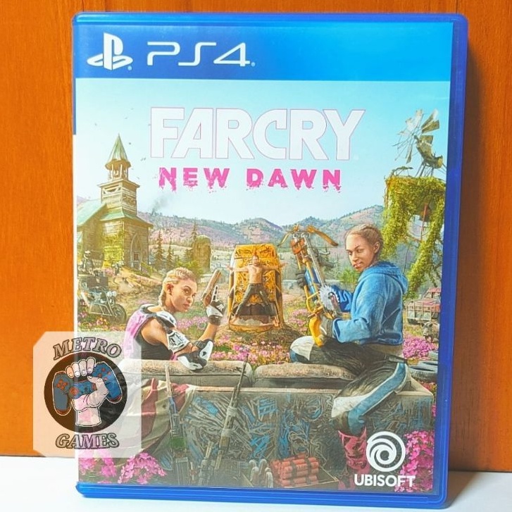 Far Cry New Dawn PS4 Kaset Farcry Newdawn Playstation PS 4 5 CD BD Game Games FarCrys New Down PS4 PS5 Far Cry 1 2 3 4 primal 5 6 Region 3 Reg asia Original Asli Ori don dan