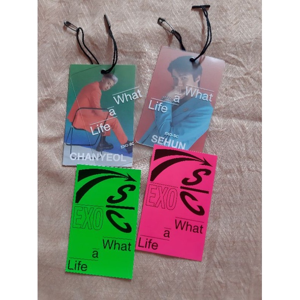 

Nametag Sticker What a Life EXO SC Sehun Chanyeol