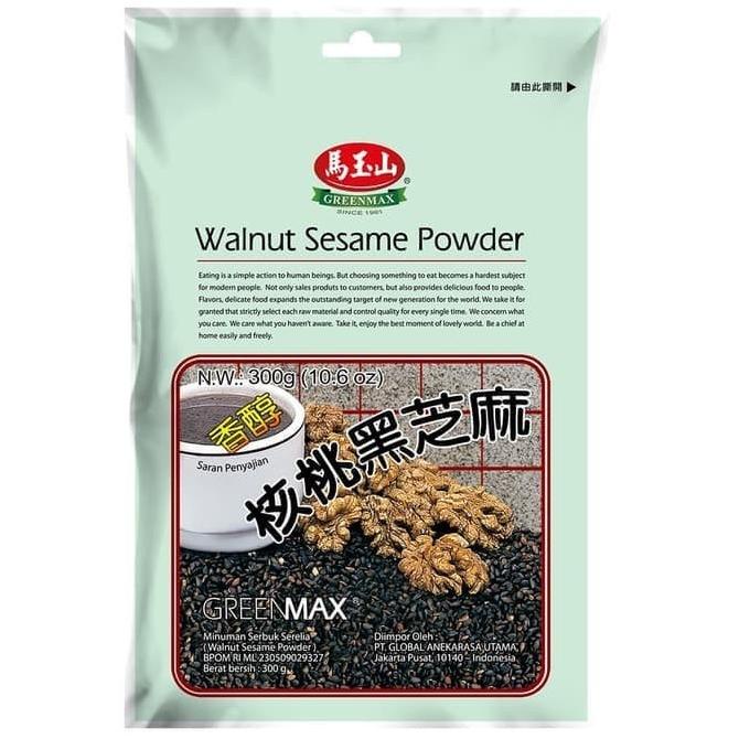 

GREENMAX WALNUT SESAME POWDER BUBUK WALNUT WIJEN HITAM