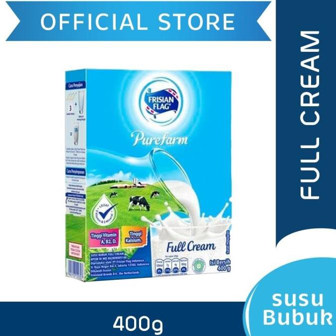 

Frisian Flag Purefarm Susu Bubuk Keluarga Fullcream 400g