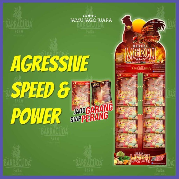 

✔ COD ✔ Jamu Ayam Aduan Biar Tenaga Full By Jamu Mercu AK-47-1 renteng