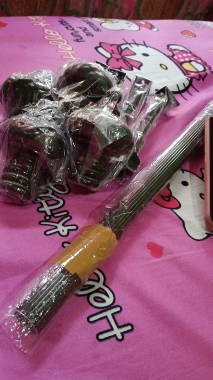 Batang Rollet Garis Polos 50 Cm Full Set