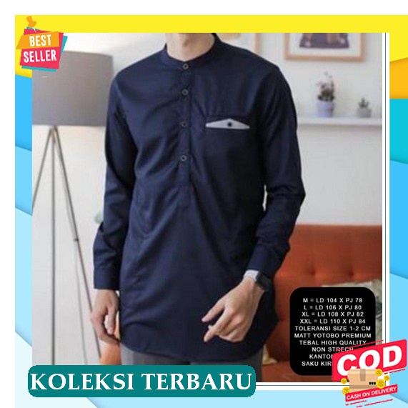 Busana Atasan Fashion Baju Bju Muslim Koko Kokoh Kemko Kurta Qurta Premium Maroon Remaja Cowo Cowok 