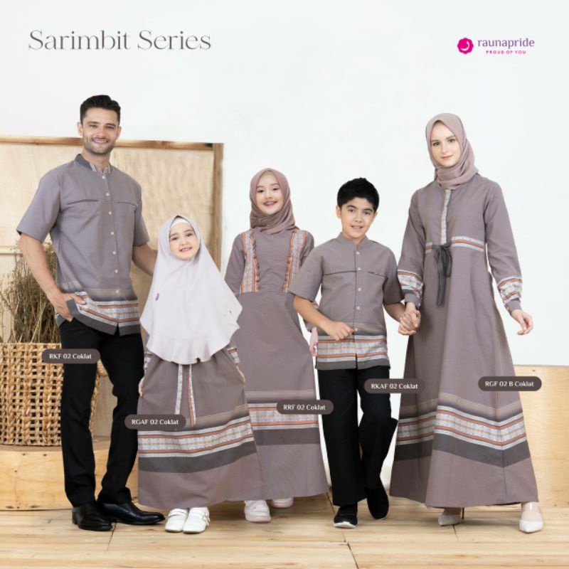 Sarimbit Rauna 02 Coklat.Ibu  RGF 02 (L a. XL b)