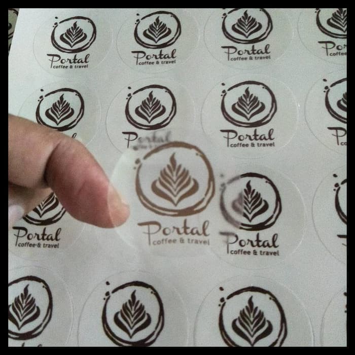 

KDTK cetak STICKER label anti air