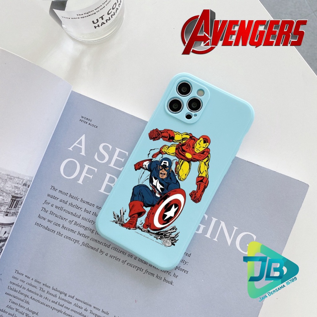 CASE CASING SOFTCASE SILIKON MACARON PELINDUNG KAMERA SUPER HERO OPPO VIVO SAMSUNG XIAOMI REALME IPHONE ALL TYPE JB5382