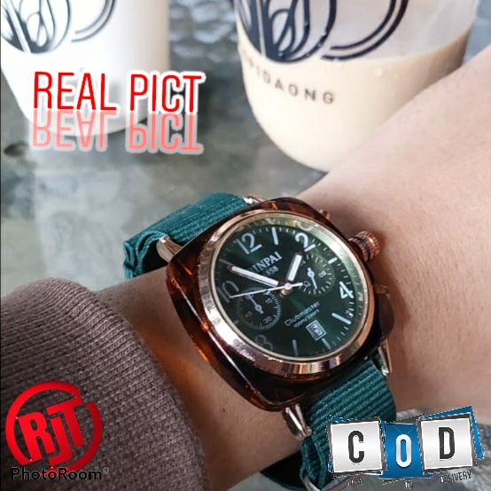 COD - JAM TANGAN PRIA &amp; WANITA MEWAH CASUAL ELEGANT KEKINIAN (TANGGAL AKTIF)