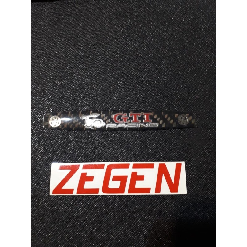 Emblem carbon gti racing