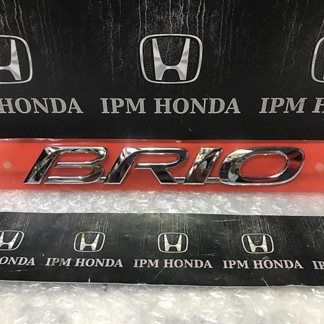 Emblem Tulisan Logo Honda Brio 2012 2013 2014 2015 2016 2017 2018 Chrome