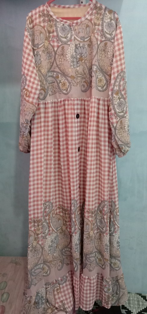 Gamis Ceruty Variasi Kancing