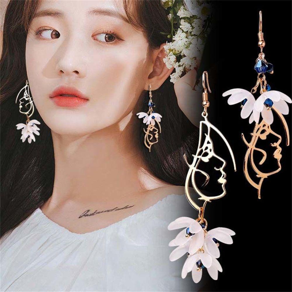 Lily Earring Jaket Hadiah Pesta Baru Perhiasan Fashion Anting Gantung Bunga