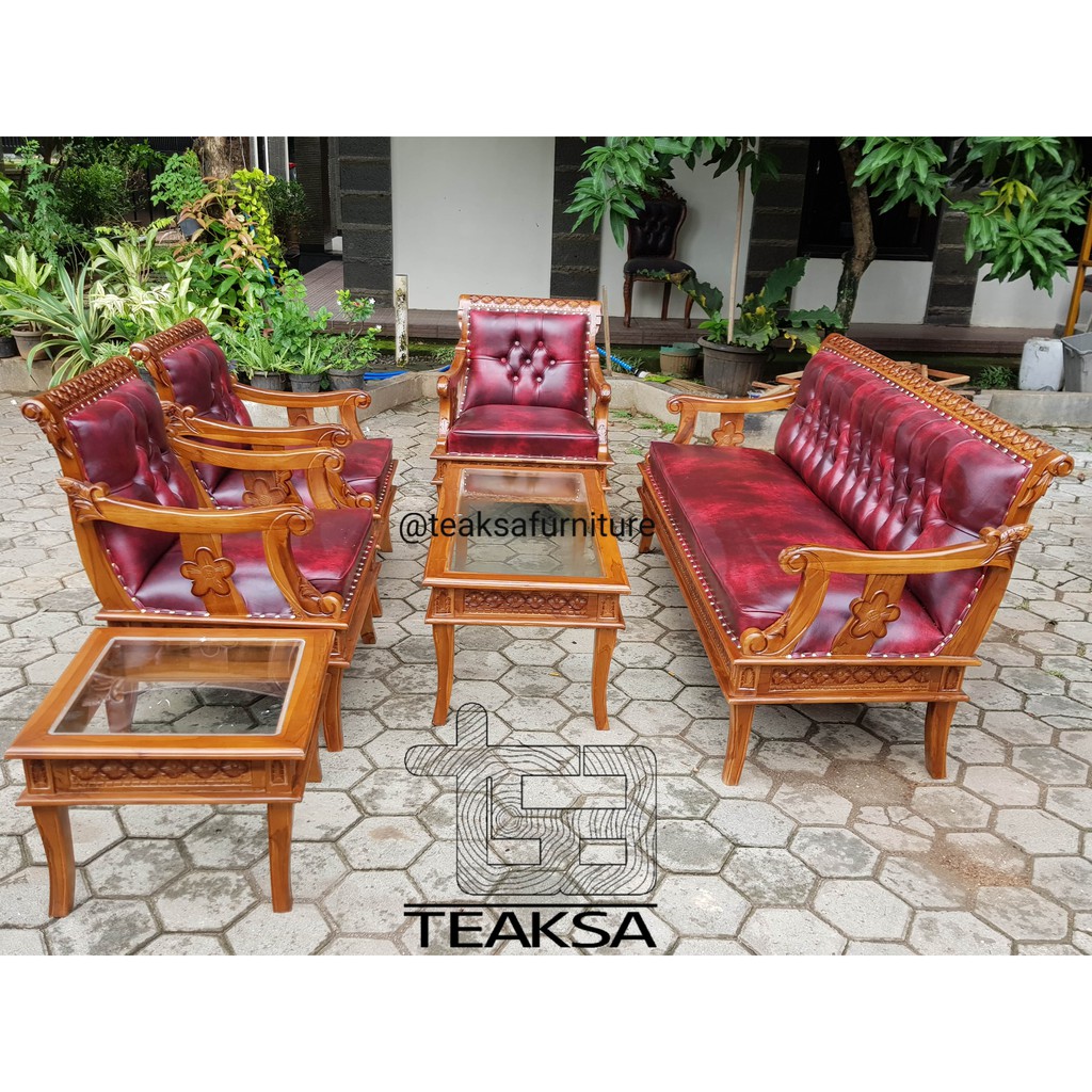 Kursi Tamu Sofa Aladin 3111 Jati