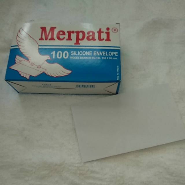 

Amplop putih polos Merpati