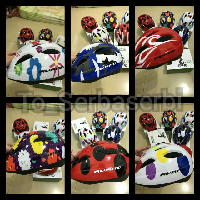 Helm anak helmet kids sepeda helm helm avand United Bike