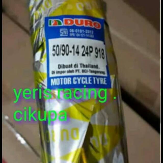Ban luar 50.90 ring 14 merk duro.