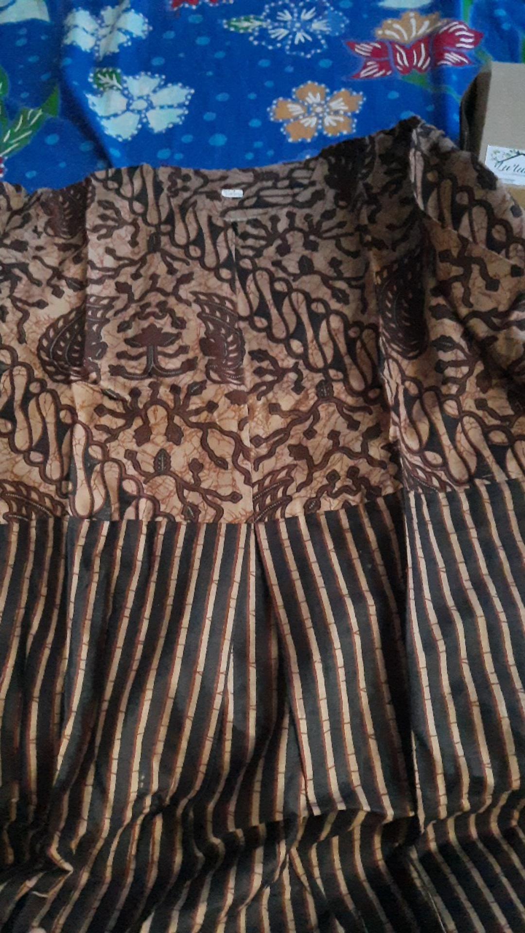 Atasan Tunik Batik Marshanda Genes/tunik Bumil/tunik Batik Modern