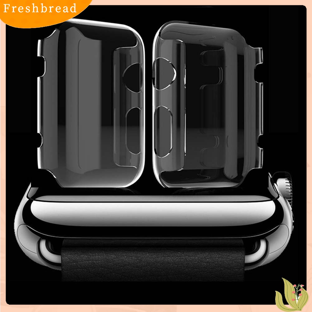 Terlaris 3Pcs 42mm/38mm Full Cover Clear Watch Case Protector for Apple Watch Series 2