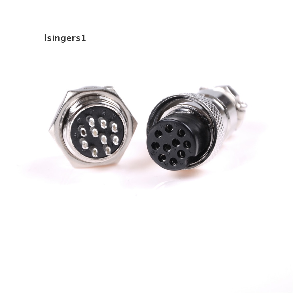 (lsingers1) 1pc GX16 Konektor Kabel Aviation 2-10pin Male &amp; Female