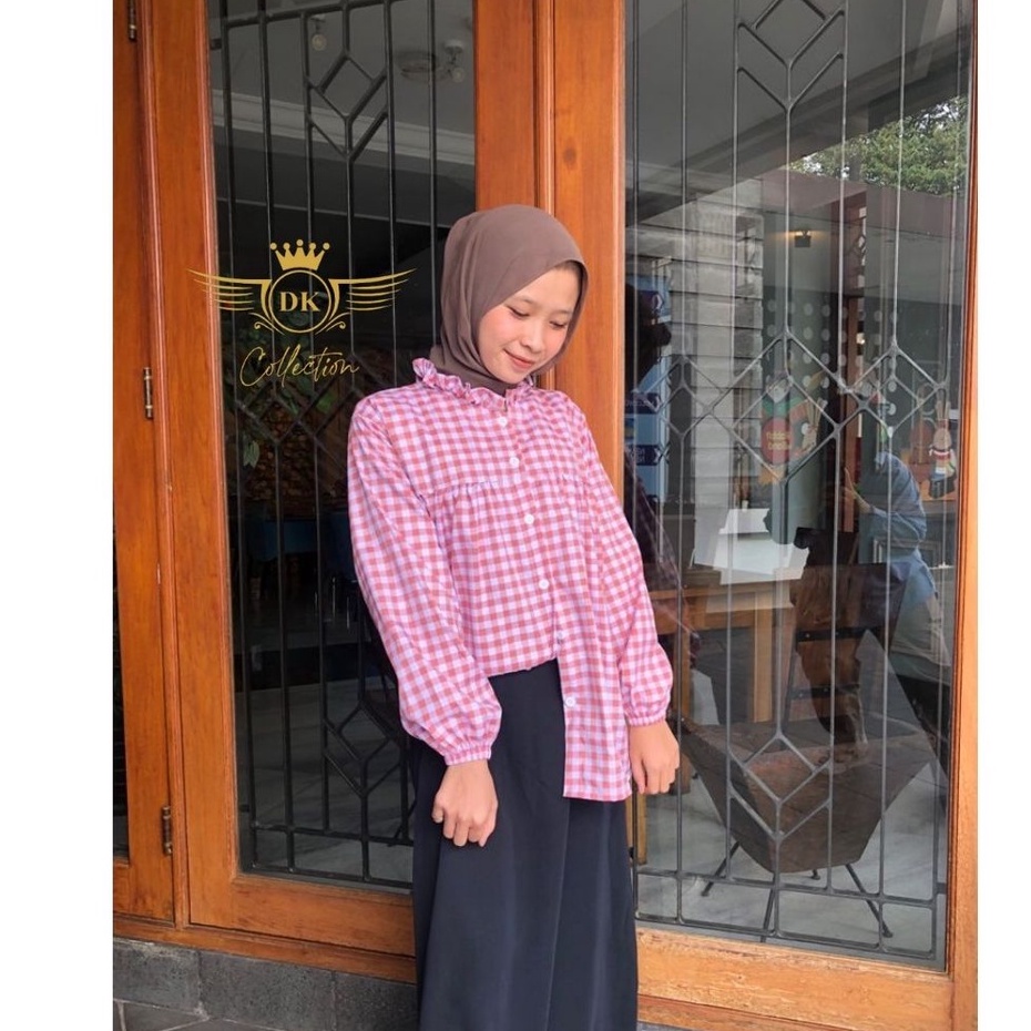 ATASAN WANITA - BLOUSE KOTAK PREMIUM - YOOKA BLOUSE - FASHION WANITA - BAJU ORIGINAL - COD