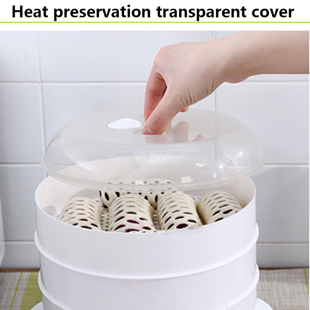 Steamer 1/2 Layer Aneka Ukuran Untuk Microwave Oven