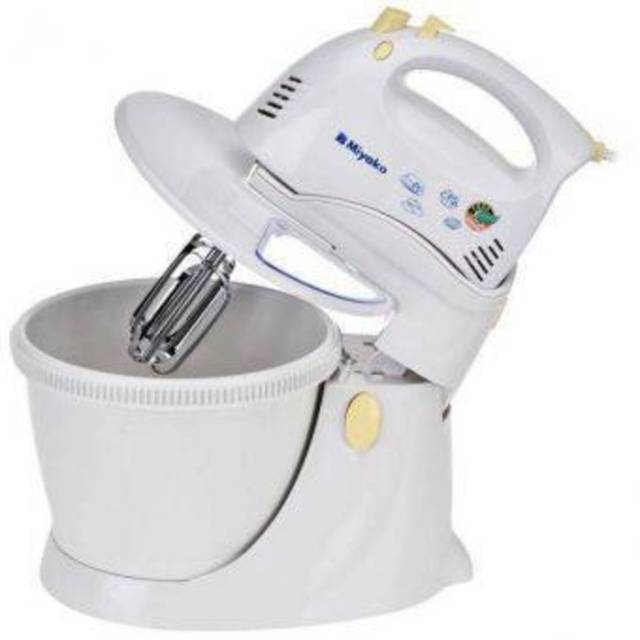 Stand Mixer Com Miyako SM625. Mixer + Mangkok  Berputar Otomatis