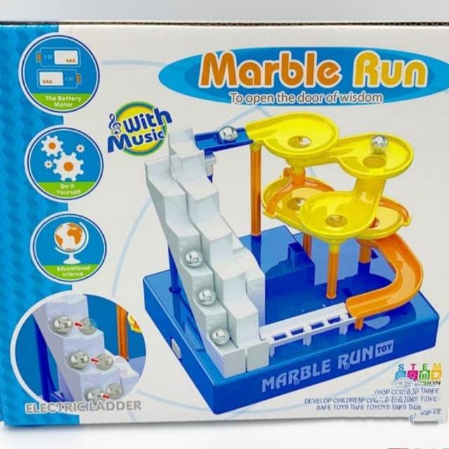 MOMBABY1 New Marble Race Run 3D atau Kado Mainan Anak Cowok New Marble Run 3D