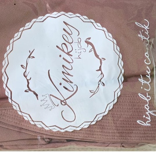 Jilbab INSTAN JUMBO HAFIZAH BY KIMIKEY-PEACH