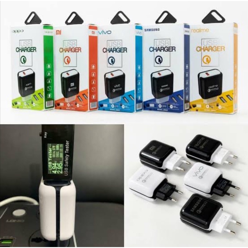 Charger Branded 3A Qualcomm ZB-001 micro (Support Fast Charging)