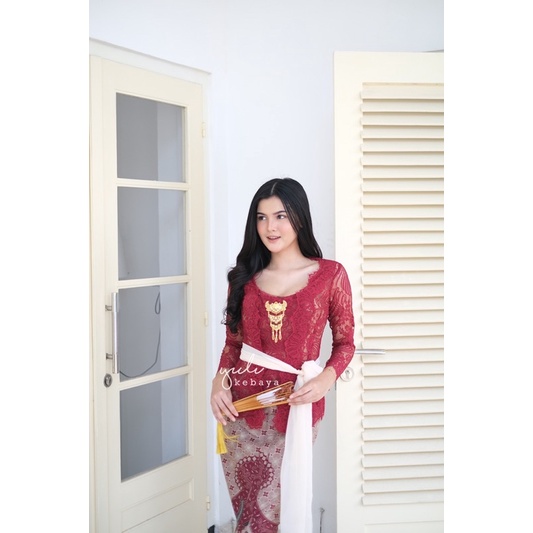 Kebaya Semi italy Special Maroon