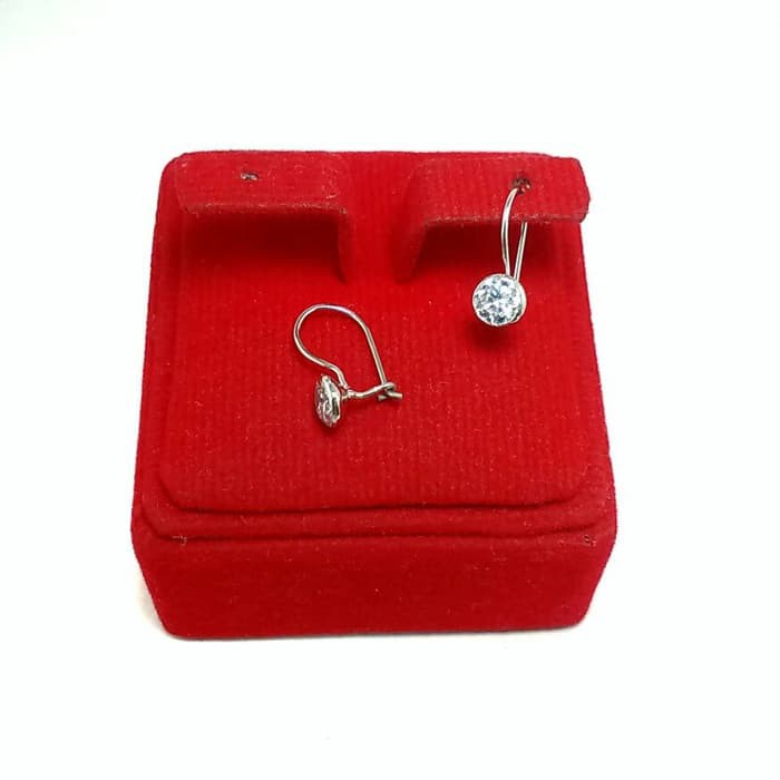 ANTING BAYI atau ANAK PERAK SILVER 925 LAPIS EMAS PUTIH