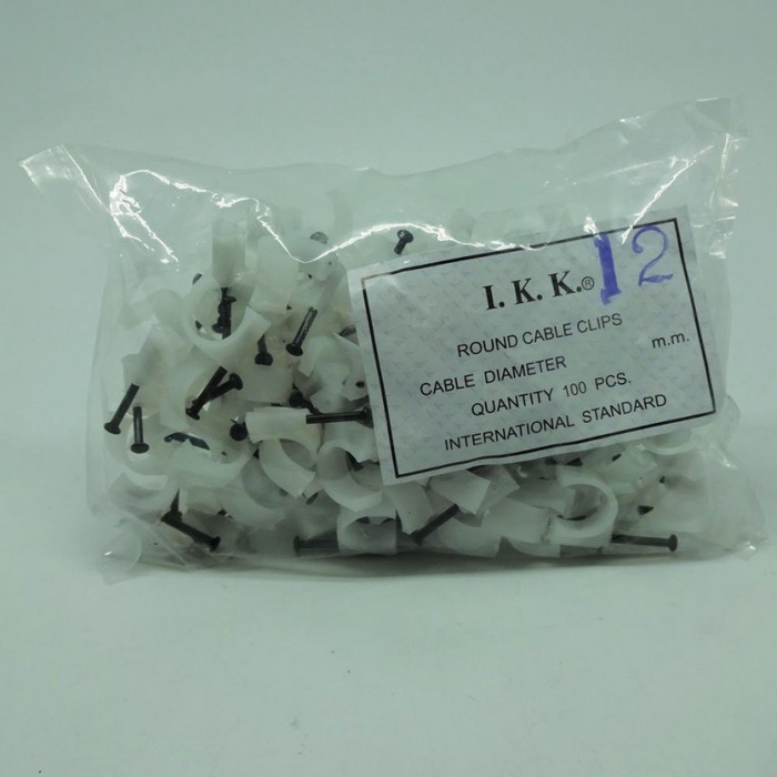 Original IKK Klem Kabel Paku Beton Ukuran 12 mm No 12 Per Bungkus