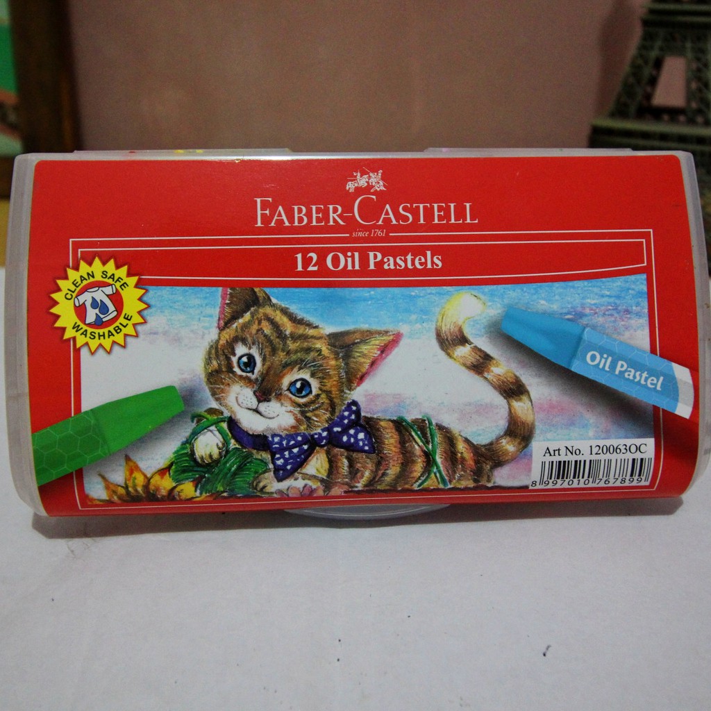 

Crayon / Oil Pastel Faber Castell 12 warna Kemasan Ekonomis