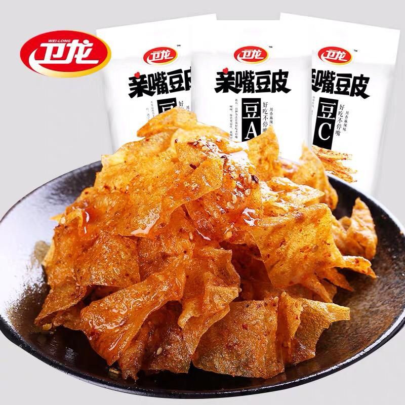 

Wei long qin zui dou bi 60gr(卫龙亲嘴豆皮)