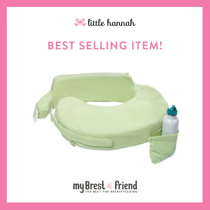 MY BREST FRIEND NURSING PILLOW - GREEN DELUXE